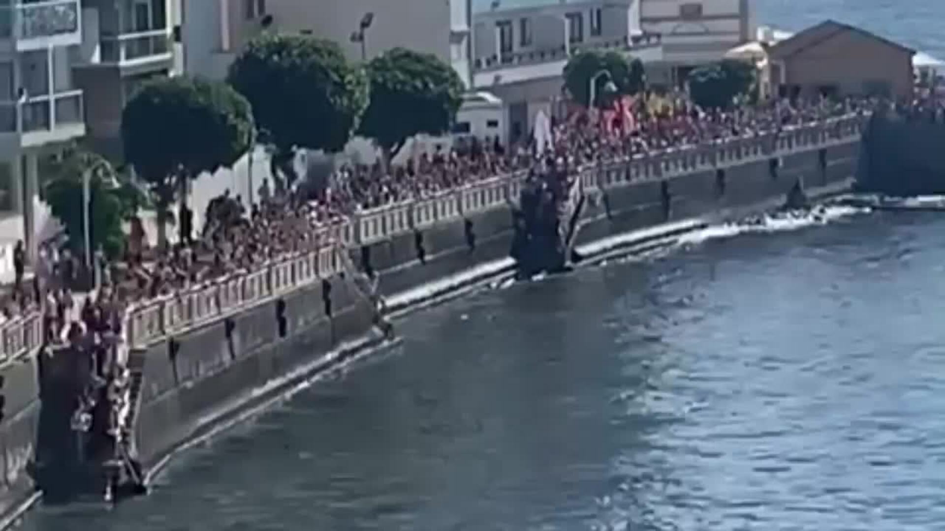 Asi recibe Arinaga a los Reyes Magos