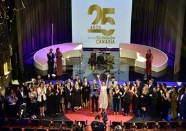 Momentos de la gala del 25 aniversario de RTVC.