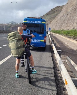 Imagen del ciclista.