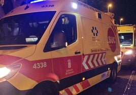 Ambulancias del SUC.