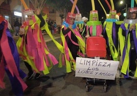 Celebración del carnaval en el Cruce de Arinaga.