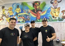 Juan Carlos, Liliana, Samuel y Rian