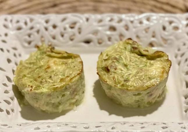 Cena del lunes: flanes de calabacín