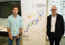 Aridane Cárdenes y Fernando Wangüemert presentaron las jornadas de cardiopatías familiares en el Colegio de Médicos de Las Palmas.