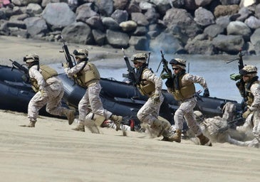 Las Fuerzas Armadas se exhiben en Gran Canaria ante la mirada del rey Felipe VI