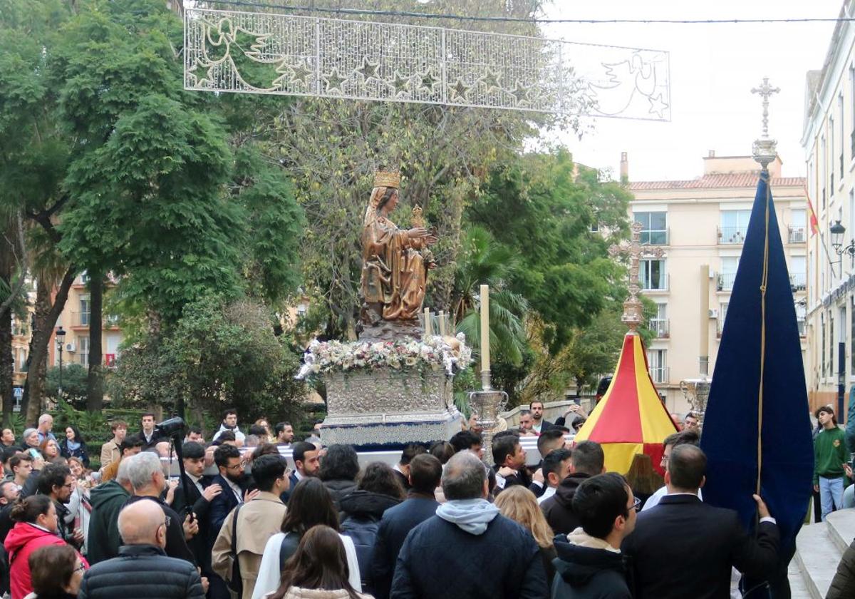 La Patrona de Málaga regresará este domingo a su santuario en un sencillo traslado