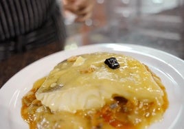 La versión del bacalao sanfaina de Juan Mari Humada