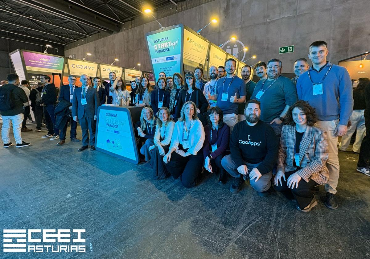 Delegación asturiana en el 4YFN 2025.