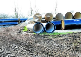 Obras de modernización de la red de suministro general de Cadasa en Siero