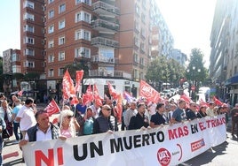 El fallecimiento del trabajador suscitó movilizaciones por toda Asturias.