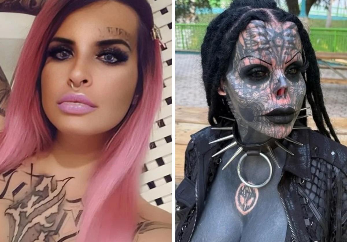 Toxii Danielle, la tatuadora que modificó su cuerpo al extremo: «Guardo las partes de mi cuerpo en frascos»