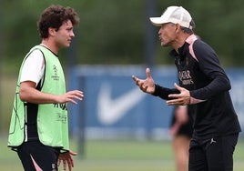 El entrenador gijonés del PSG, Luis Enrique
