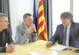 Otegi acude a Waterloo a visitar a Puigdemont
