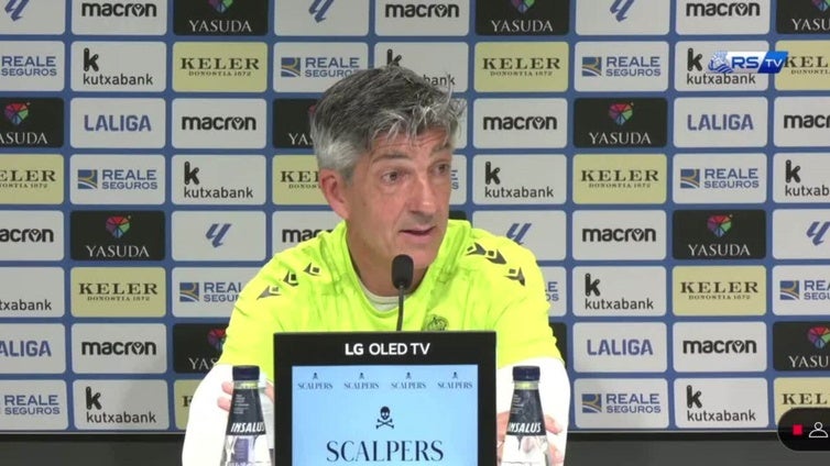 Imanol sobre la derrota del Athletic contra el Manchester: 