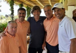 El torneo de golf más solidario que congrega a Javier Clemente, Julio Salinas y Rafa Nadal