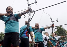 Sestao acogió el pasado domingo el Campeonato de Bizkaia al aire libre de una disciplina que requiere destreza y mucho entrenamiento.