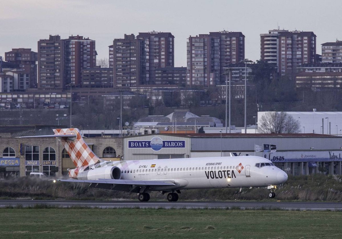 Volotea opera la ruta con Sevilla en la actualidad.