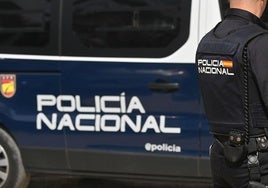 Agente de la Policía Nacional en Valladolid, en imagen de archivo.