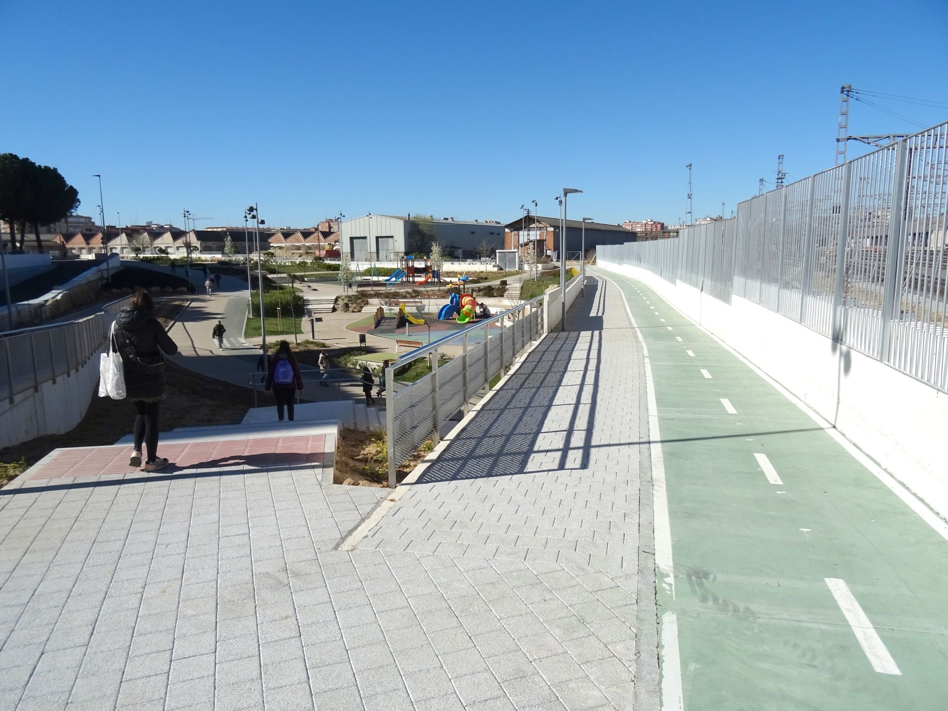 El estado de las obras del entorno de los túneles de Labradores, Panaderos y Estación