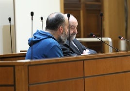 El cartero de Correos acusado, durante la breve vista de conformidad en la Audiencia de Valladolid.