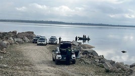 Operativo de búsqueda en el embalse de Almendra.