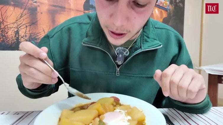 Menú del día en el Cafetín, en el polígono de San Cristóbal