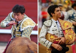 El peruano Andrés Roca Rey y el joven salmantino Marco Pérez.