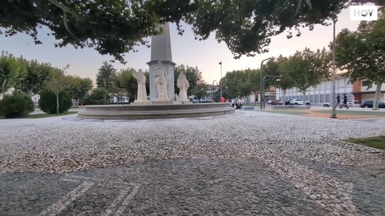 Villanueva de la Serena inauguró este miércoles la remodelación del parque de los Conquistadores