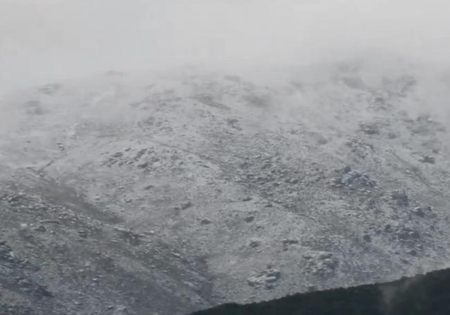 Nieve en la Sierra de Hervás.