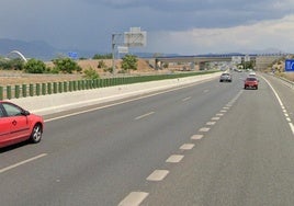 Cruce de la A-92 en el que ha tenido lugar el accidente mortal.