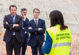 Puente y Capellán, durante la visita del ministro a La Rioja en mayo pasado.