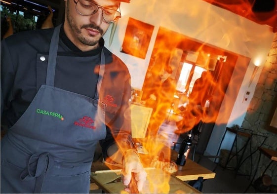 Stiphen prepara un crepe muy peculiar.