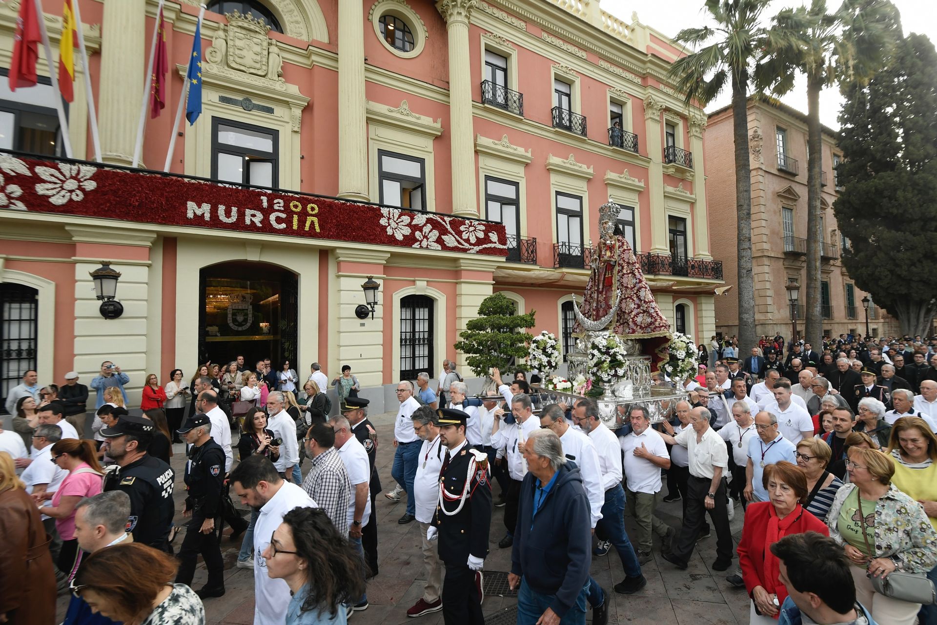 En imágenes, el regreso de la Fuensanta a su santuario tras las Fiestas de Primavera