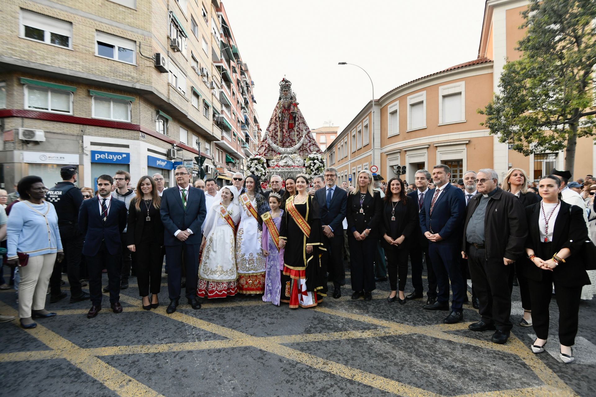 En imágenes, el regreso de la Fuensanta a su santuario tras las Fiestas de Primavera