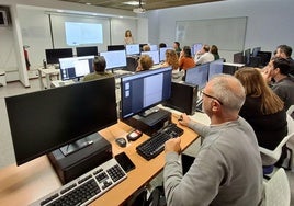 Uno de los cursos de formación digital para empleados públicos organizados por la Efiap.