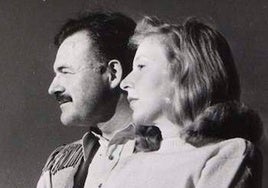 Ernest Hemingway y Marta Gellhorn.