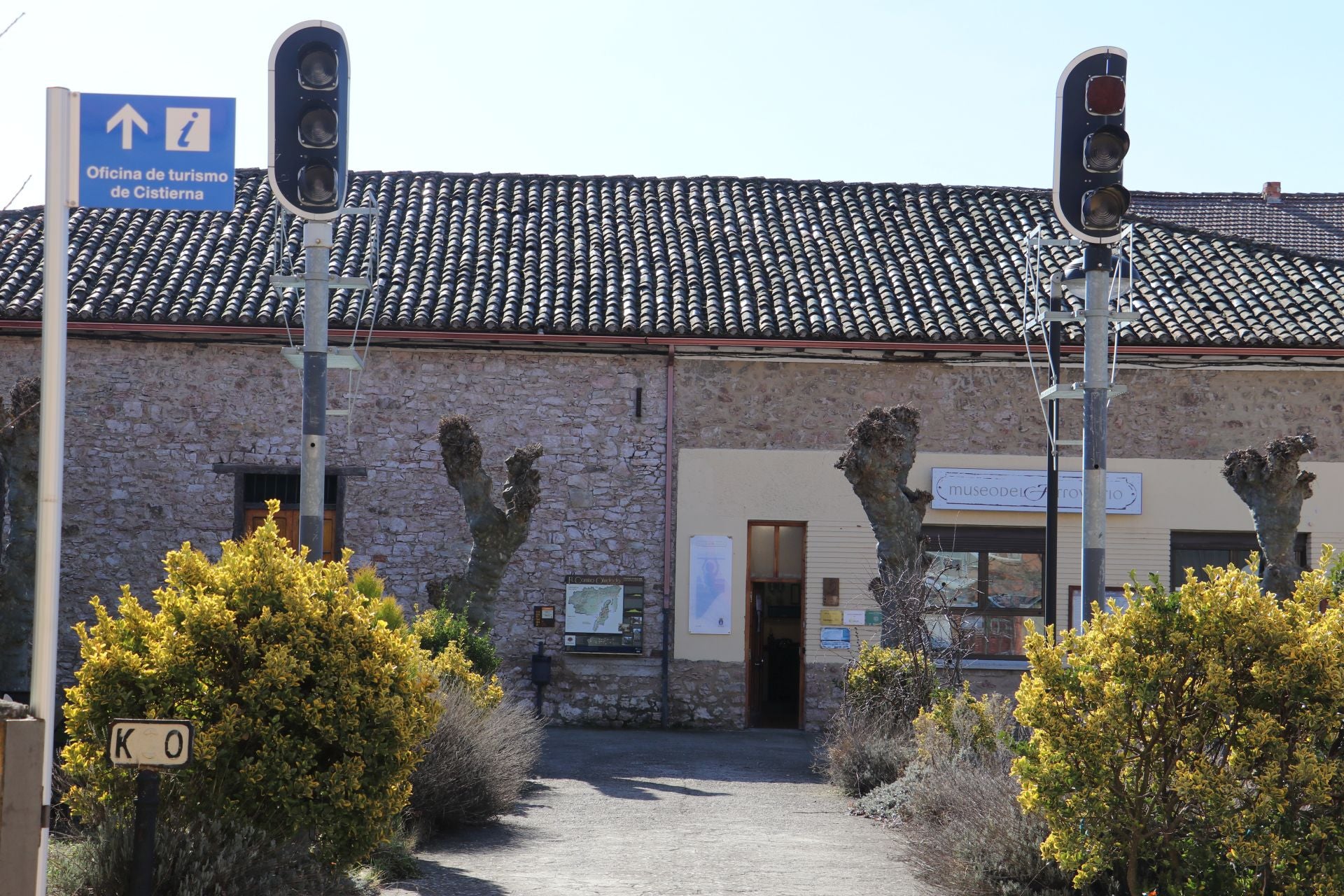 El museo del ferroviario de Cistierna, en imágenes
