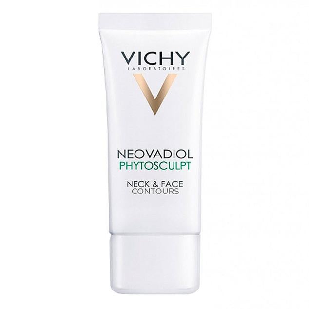 Una crema con efecto reafirmante para pieles maduras que también tonifica y remodela los contorno para tersar la piel y esculpir las facciones. Está formulada con phytosterol y proxylane para tensar, estirar y levantar la piel, haciendo que el cuello y el rostro se vean más definidos y estilizados. También cuenta con adenosina estimuladora de colágeno, ácido hialurónico rellenador y otros activos hidratantes y nutritivos.