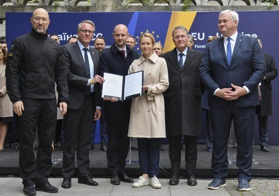 Ucrania y la UE firmaron este viernes la Declaración de Leópolis.