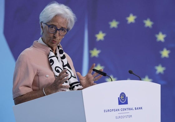 La presidenta del Banco Central Europeo (BCE), Christine Lagarde.