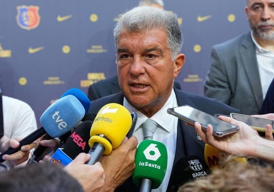 Joan Laporta, presidente del Barça.