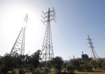 The electricity grid in Andalucía.