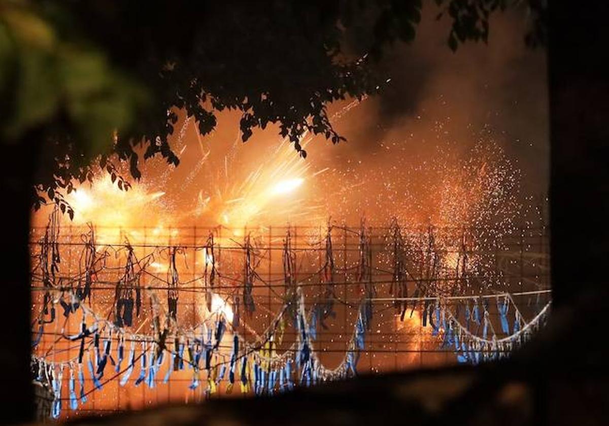 Mascletá nocturna del sábado