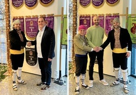 Baver-Els Antigons renueva a sus artistas, Paco Torres y Fernando Foix.