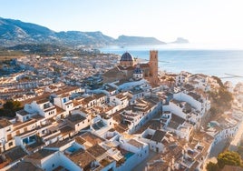 Imagen aérea de Altea