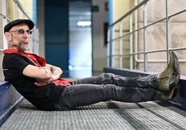 Fito Cabrales, líder de Fito y Fitipaldis, durante una entrevista.