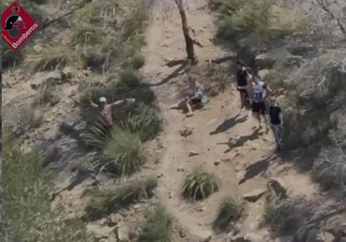Tercer rescate en helicóptero en menos de una semana en las montañas de Alicante