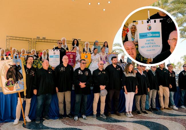 Entrega de premios 2025 a la portada de barraca más alicantina.